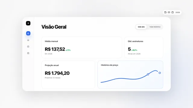 Subflix dashboard preview